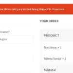 Category Notices for WooCommerce Pro Checkout Error
