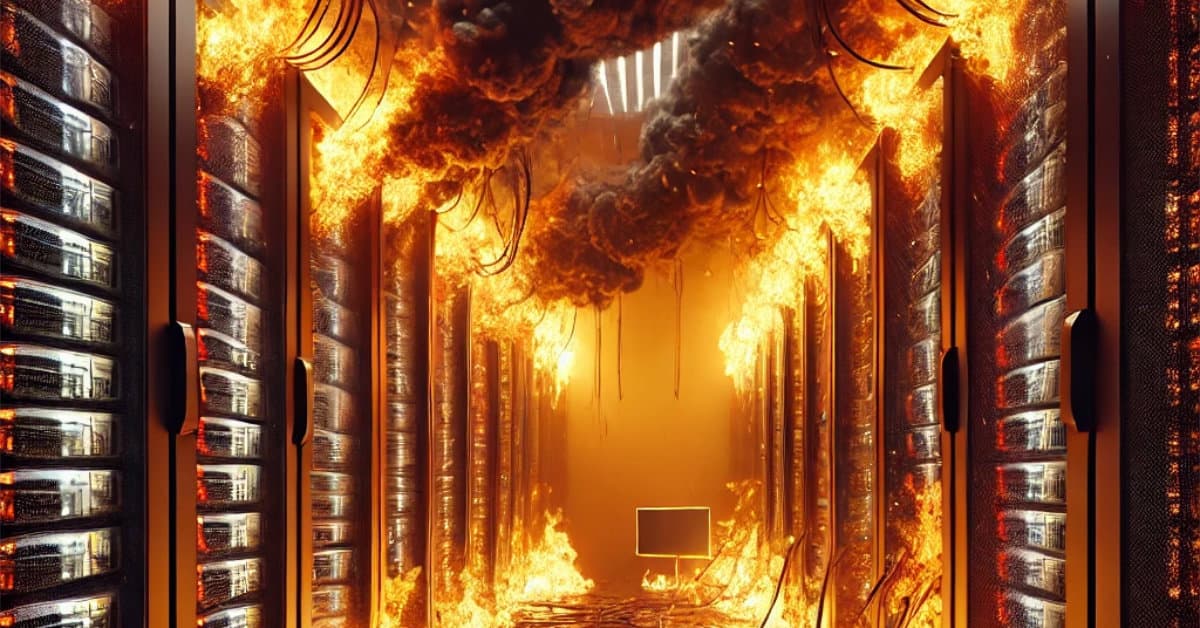 Server Room On Fire